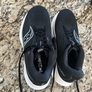 Saucony Women’s Black and White Athletic Shoes